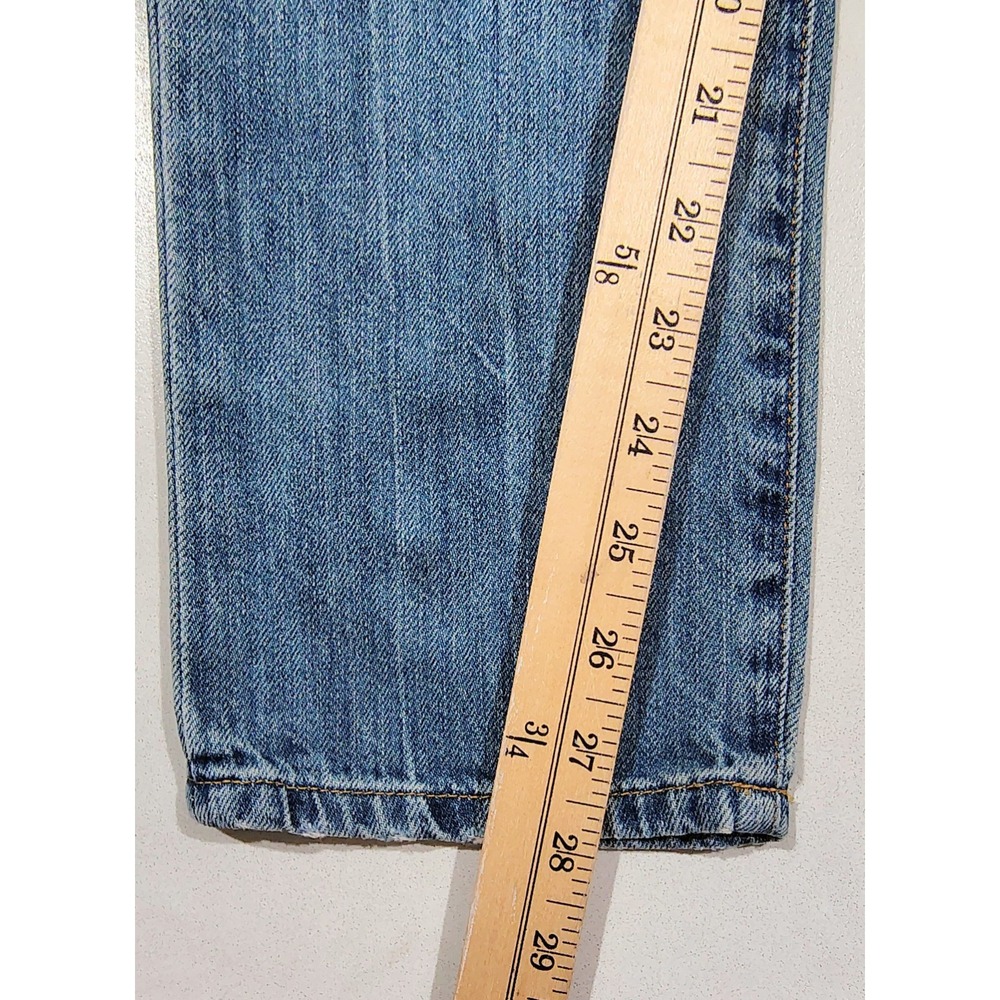 Polo Ralph Lauren Jeans The Sullivan Slim Boys Size 16 Blue Distressed Denim - Picture 12 of 13